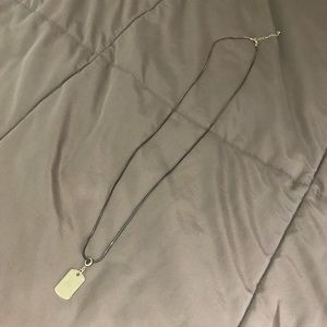 Dainty Tag Necklace NWOT